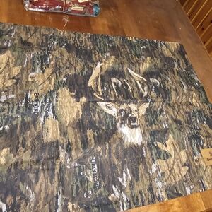 2 browning mossy oak camo pillow shams